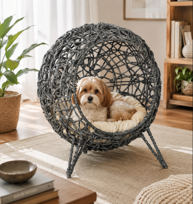 Rattan House Stool