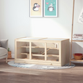Wooden Hamster & Rodent Exercise Hutch with Play Area