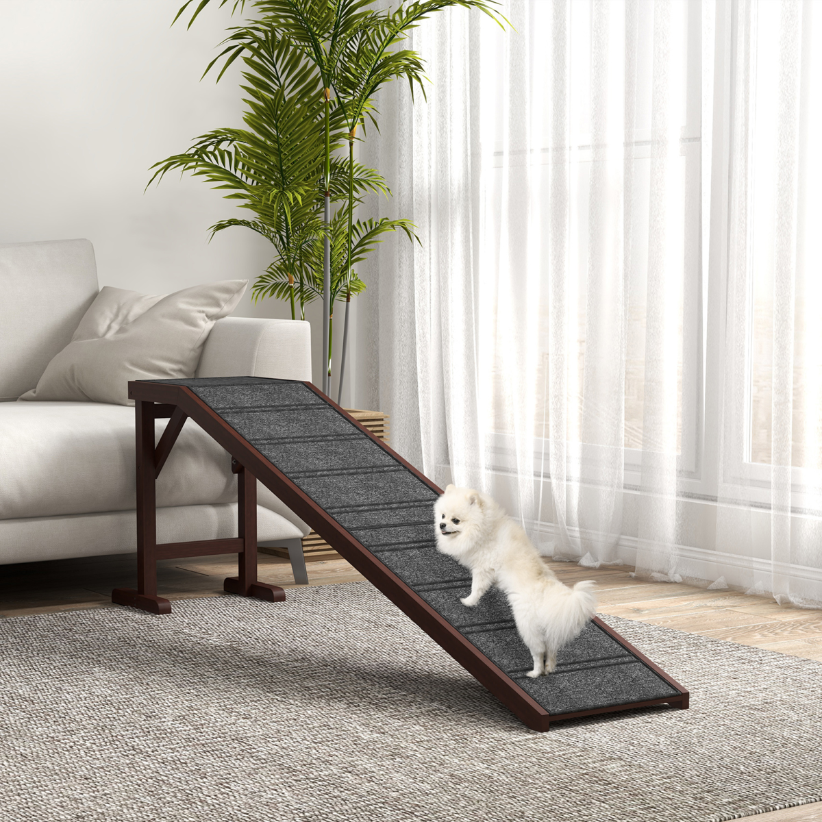 Non-Slip Dog & Cat Ramp for Beds and Sofas | Petmelle