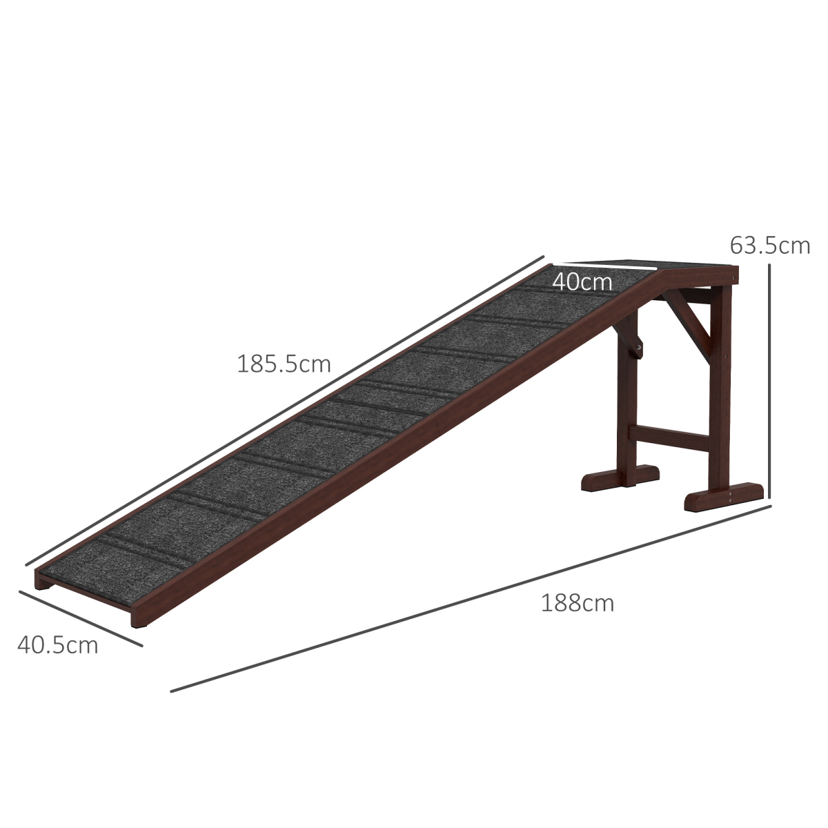 Non-Slip Dog & Cat Ramp for Beds and Sofas | Petmelle