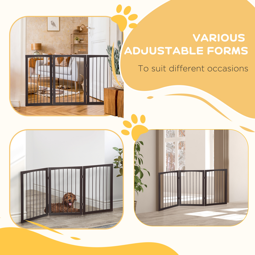 Freestanding Wooden Folding Pet Gate for Small Dogs | Petmelle