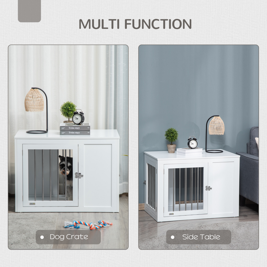 Furniture Dog Crate End Table for Medium Dogs | Petmelle