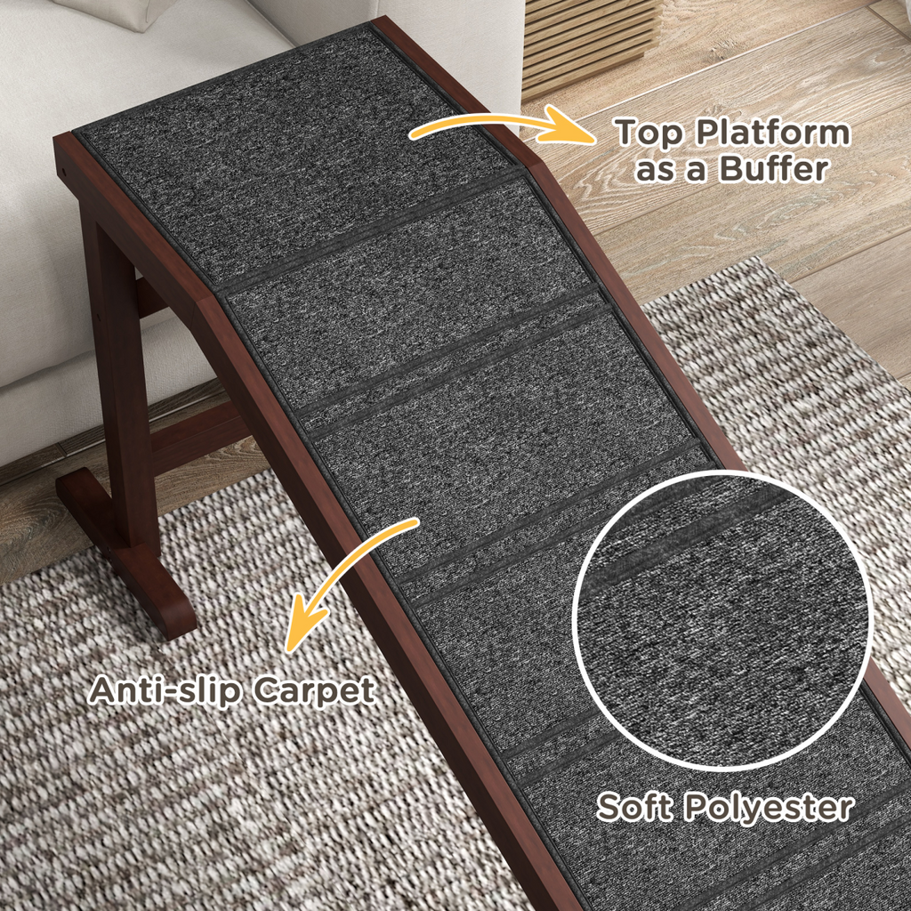Non-Slip Dog & Cat Ramp for Beds and Sofas | Petmelle