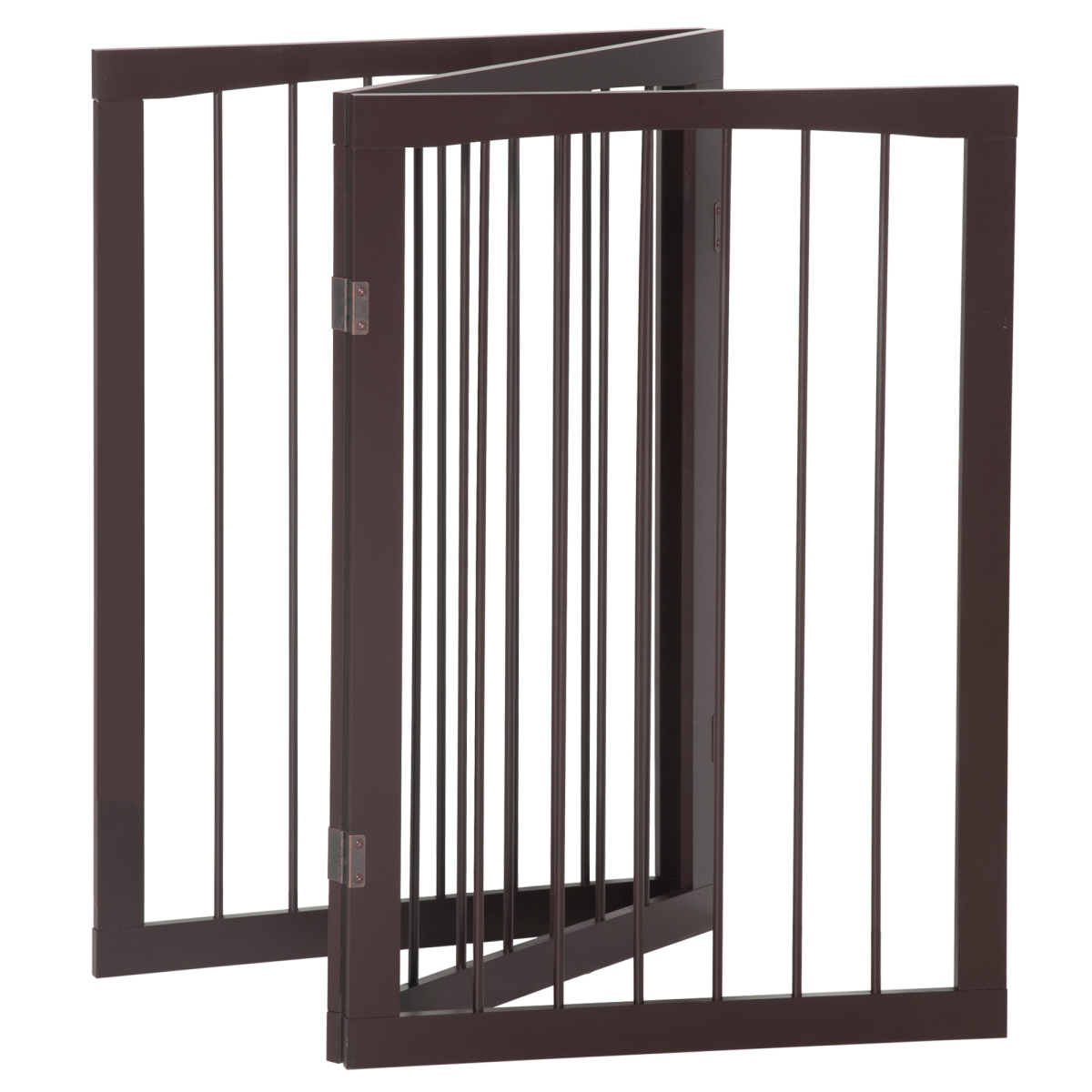 Freestanding Wooden Folding Pet Gate for Small Dogs | Petmelle