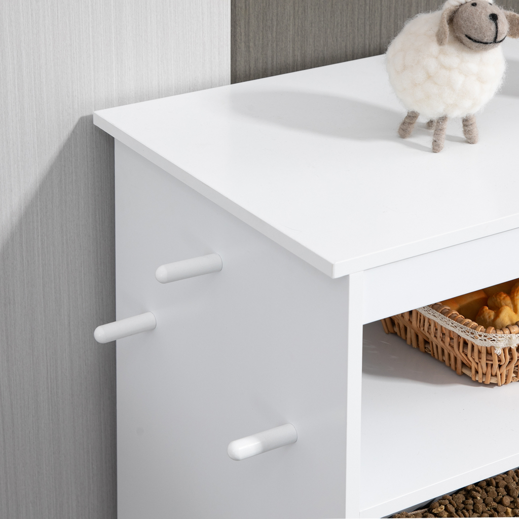 Pet Feeding Station & Food Storage Cabinet