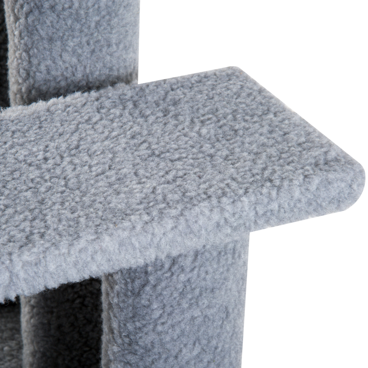 4-Step Grey Pet Ramp & Stairs for Dogs and Cats