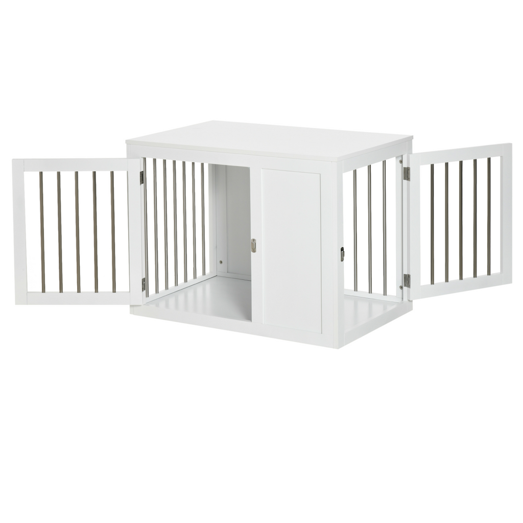 Furniture Dog Crate End Table for Medium Dogs | Petmelle