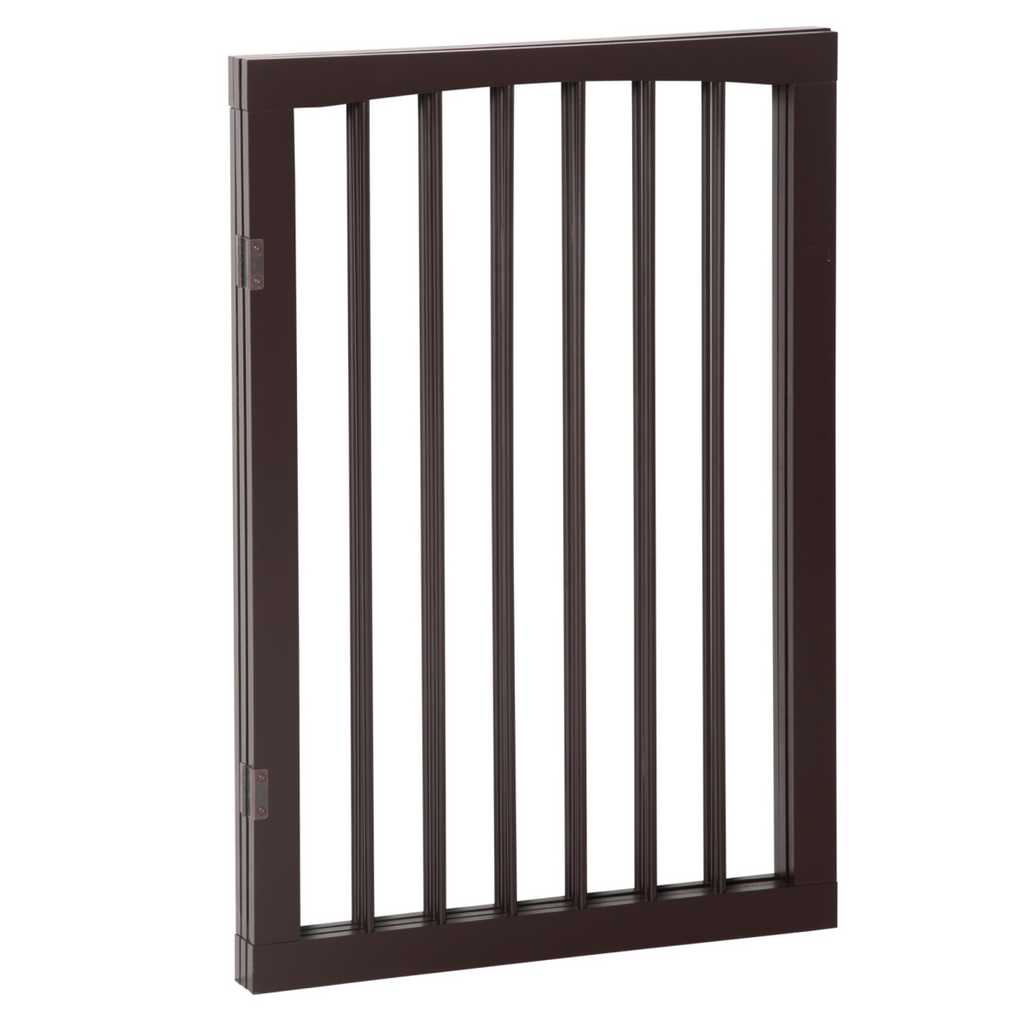 Freestanding Wooden Folding Pet Gate for Small Dogs | Petmelle