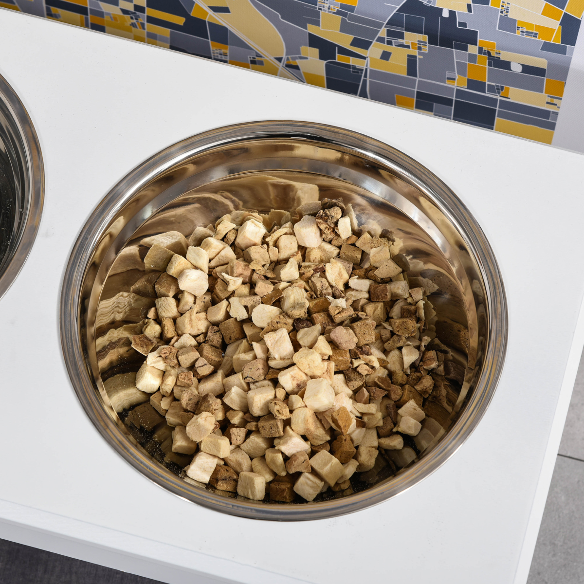 Elevated Stainless Steel Dog & Cat Feeding Bowls
