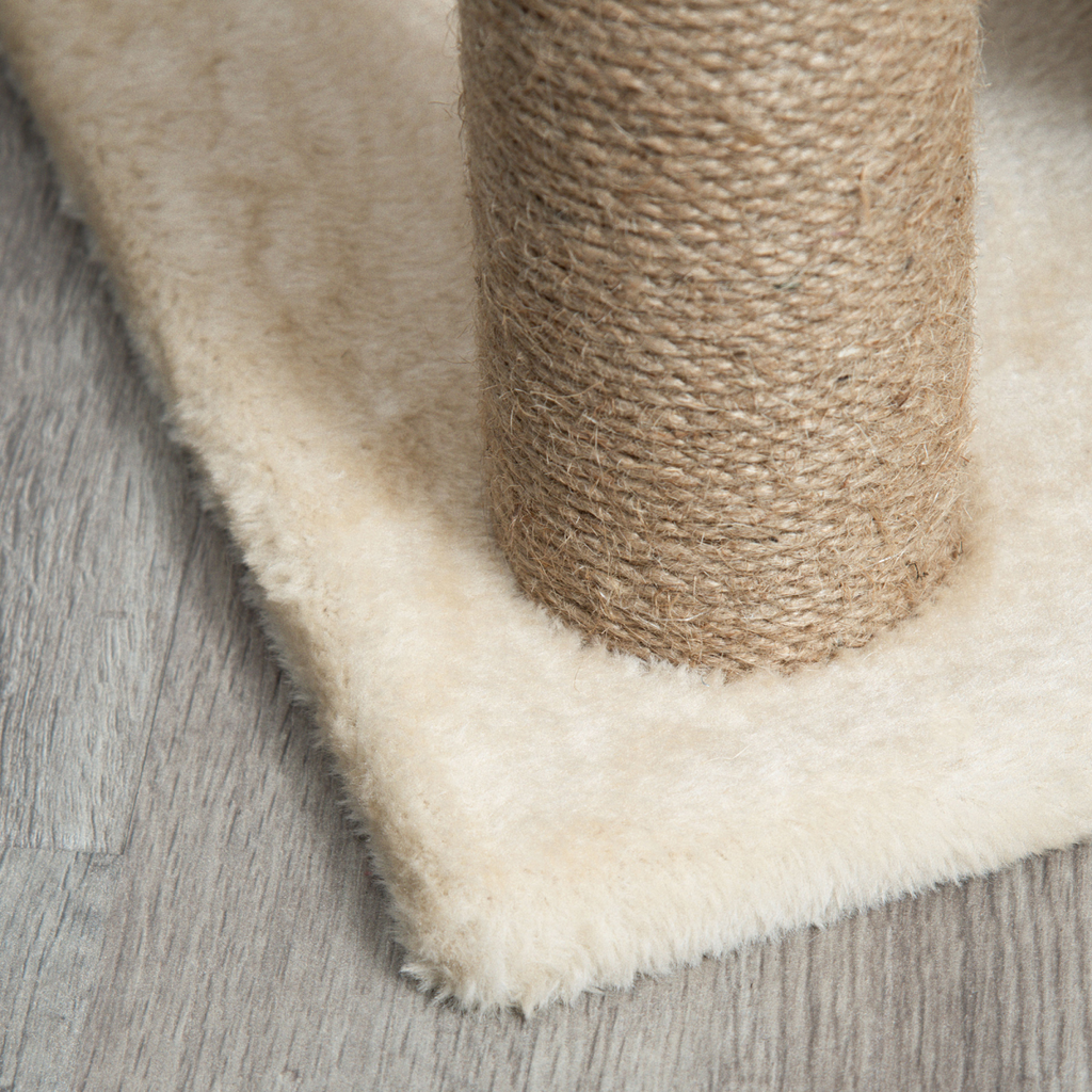 Cat Tree Tower with Scratching Post, Bed, Perch & Toy