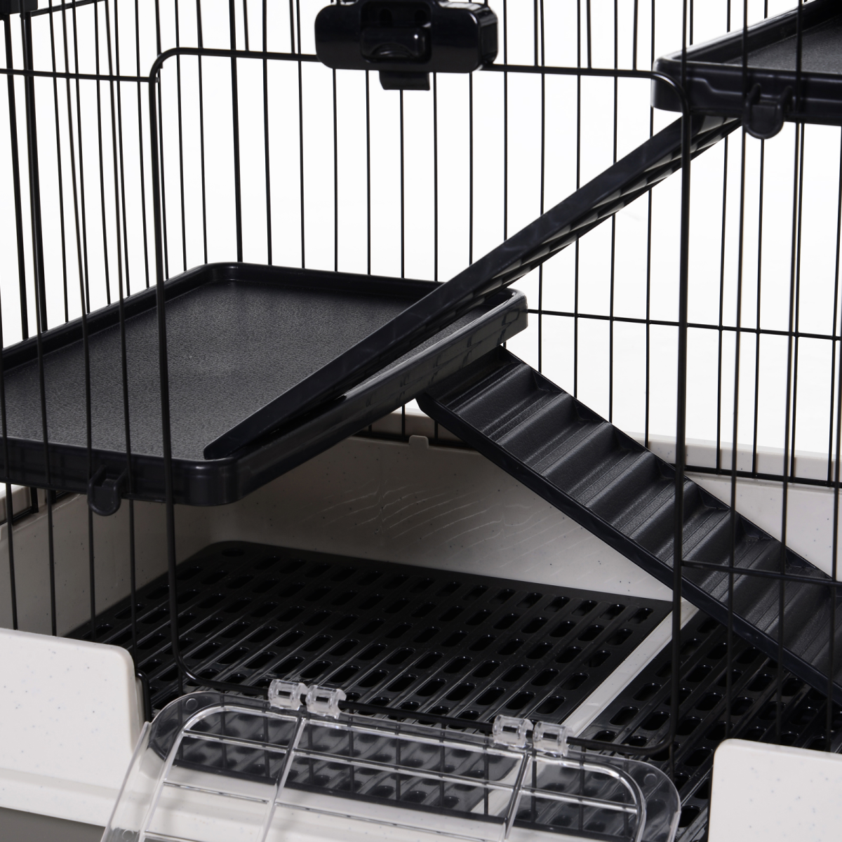 3-Tier Rabbit, Ferret & Chinchilla Cage with Ramp