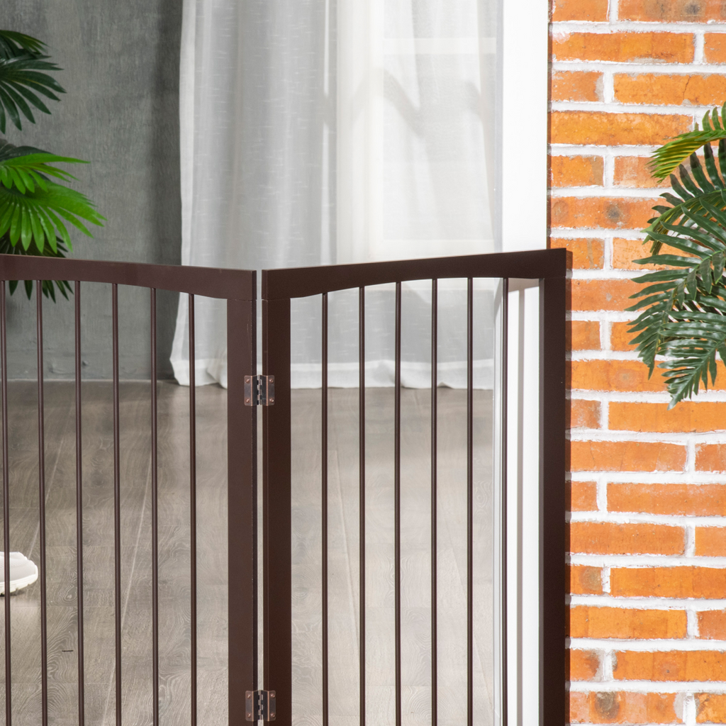 Freestanding Wooden Folding Pet Gate for Small Dogs | Petmelle