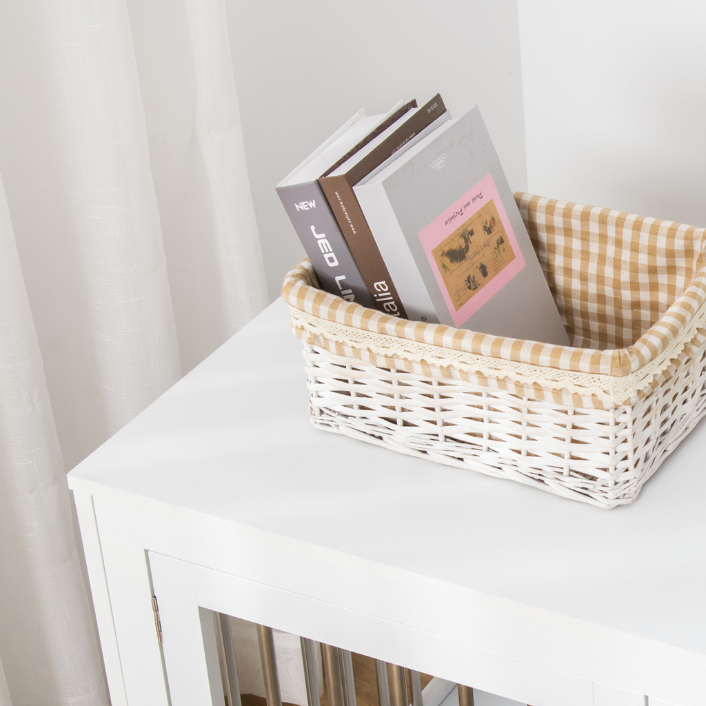 Furniture Dog Crate End Table for Medium Dogs | Petmelle