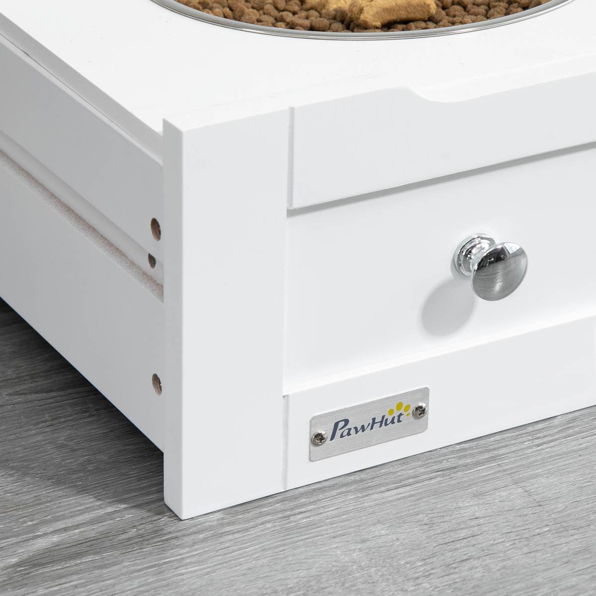 Pet Feeding Station & Food Storage Cabinet