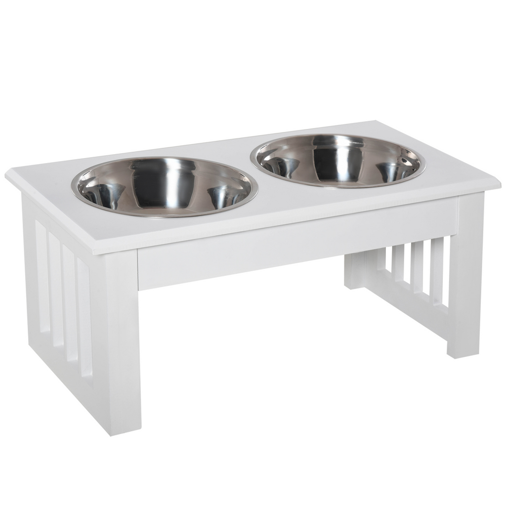 Elevated Stainless Steel Dog & Cat Feeding Bowls