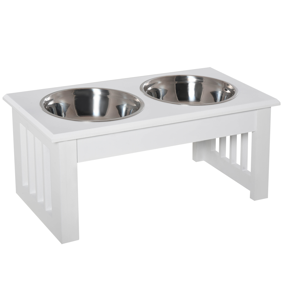 Elevated Stainless Steel Dog & Cat Feeding Bowls