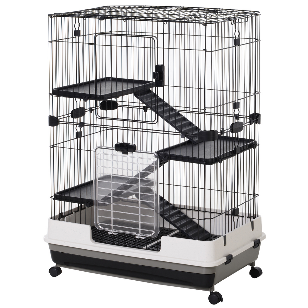 3-Tier Rabbit, Ferret & Chinchilla Cage with Ramp